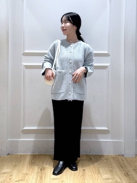 「アイテム（シュシュ）」を使った、moriさん（レディース・148cm）の秋コーディネート