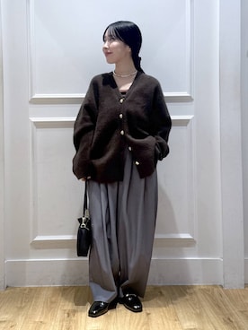 「アイテム（キャミソール）」を使った、moriさん（レディース・148cm）の秋コーディネート