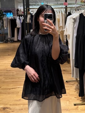 「A part by（アパートバイ）のネックカフ（ネックレス）」を使った、moriさん（レディース・148cm）の夏コーディネート