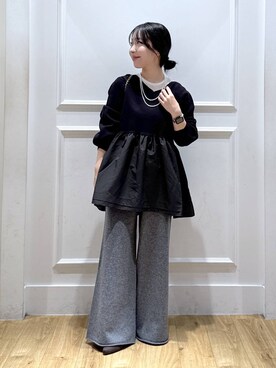 「A part by（アパートバイ）のアイテム（パンプス）」を使った、moriさん（レディース・148cm）の秋コーディネート