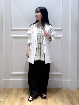 「A part by（アパートバイ）のアイテム」を使った、moriさん（レディース・148cm）の春コーディネート