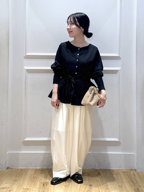 バーバリーブルーレーベル♡ウエストリボン♡ペプラム♡カーディガン バーバリーブルーレーベル♡ウエストリボン♡ペプラム