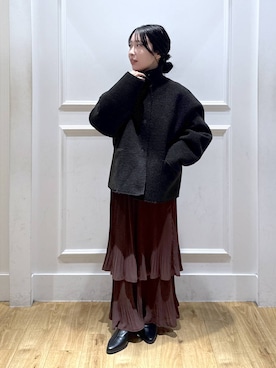 「アイテム（ブルゾン）」を使った、moriさん（レディース・148cm・20代）の秋コーディネート