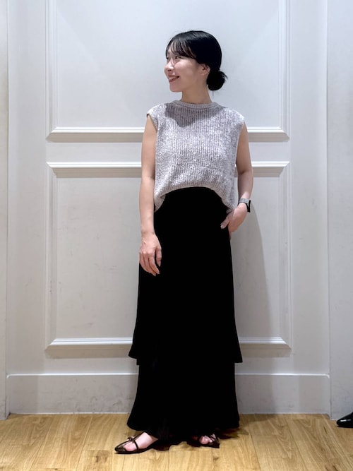 新品！A part by ブラッククロスフラットサンダル A part by サンダル クロスフラットサンダル レディース