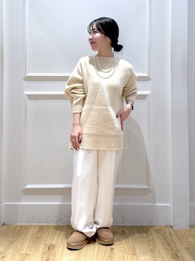 「アイテム（スリッポン）」を使った、moriさん（レディース・148cm・20代）の秋コーディネート