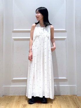 「A part by（アパートバイ）のアイテム（ワンピース/ドレス）」を使った、moriさん（レディース・148cm）の夏コーディネート