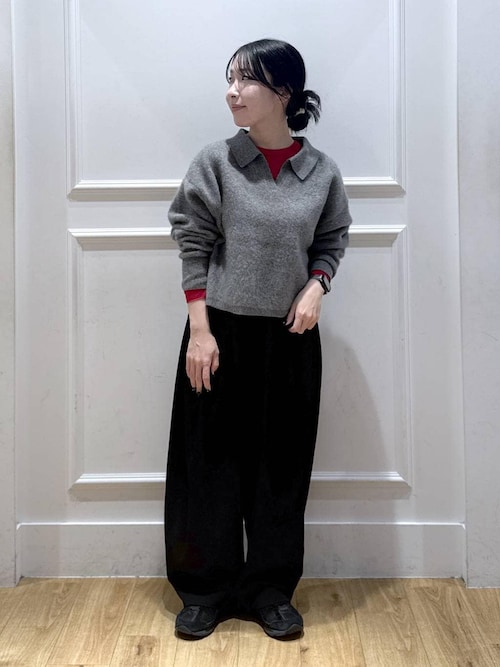 セール】CNラクーンコンエリツキニット（ニット/セーター）｜A part by