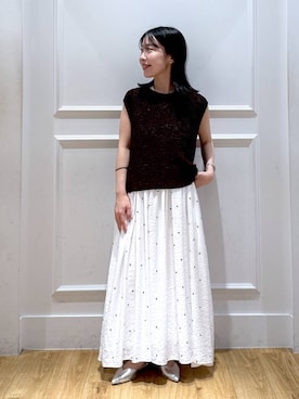 「A part by（アパートバイ）のアイテム」を使った、moriさん（レディース・148cm）の夏コーディネート