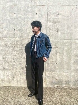 「TOGA PULLA（トーガ　プルラ）のアイテム」を使った、umeeさん（メンズ・168cm）の春コーディネート
