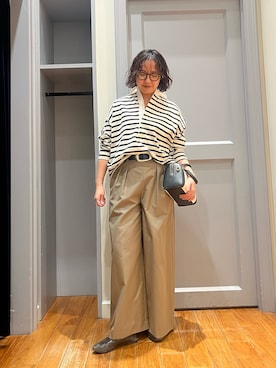 「Rie Miller（リエミラー）のアイテム」を使った、yamaiさん（レディース・163cm）の春コーディネート