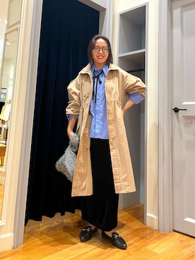 「NOLLEY’S（ノーリーズ）のアイテム（その他アウター）」を使った、yamaiさん（レディース・163cm）の秋コーディネート