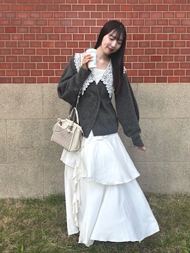 「COCO DEAL（ココディール）のアイテム」を使った、Rikuさん（レディース・166cm）の春コーディネート