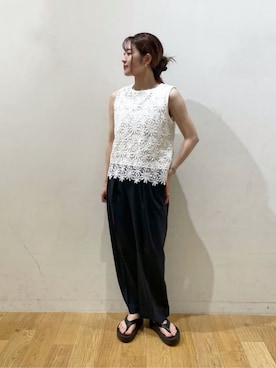 asunaさん（レディース・162cm）の夏コーディネート