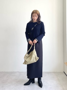 asunaさん（レディース・162cm）の秋コーディネート