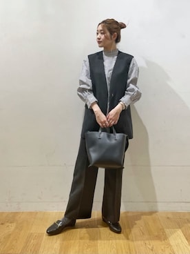 asunaさん（レディース・162cm）の秋コーディネート