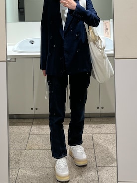 「LILY BROWN（リリーブラウン）のアイテム（ジャケット/アウター）」を使った、:2noさん（レディース・159cm）の春コーディネート