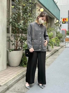 「ツイードジャケット」｜saki7211さん（レディース・157cm・30代）の秋コーディネート
