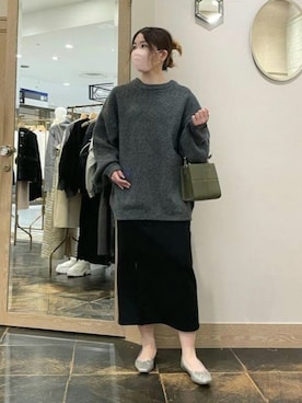 「ファッションを楽しもう」｜「アイテム（バレエシューズ）」を使った、saki7211さん（レディース・157cm）の秋コーディネート