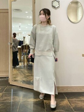 「ファッションを楽しもう」｜「アイテム（バレエシューズ）」を使った、saki7211さん（レディース・157cm）の秋コーディネート
