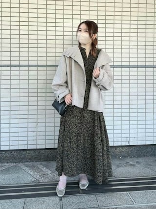 un dix cors（アンディコール）の「スタンドショートコート