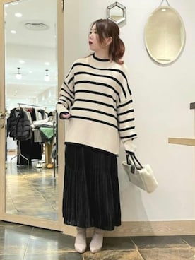 saki7211さん（レディース・157cm）の冬コーディネート