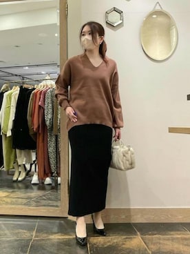 saki7211さん（レディース・157cm）の冬コーディネート