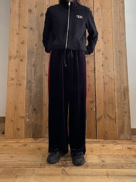 「DIESEL（ディーゼル）のアイテム（スウェット）」を使った、Ⓜさん（レディース・160cm）の冬コーディネート