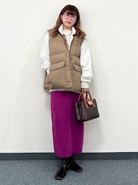 「COLEMAN（コールマン）のアイテム（ジャケット/アウター）」を使った、rrnn13さん（レディース・149cm）の冬コーディネート