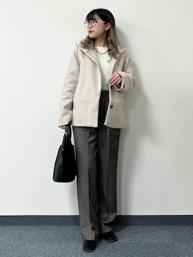 「THE SHOP TK （ザ ショップ ティーケー ）のアイテム（その他アウター）」を使った、rrnn13さん（レディース・149cm）の冬コーディネート