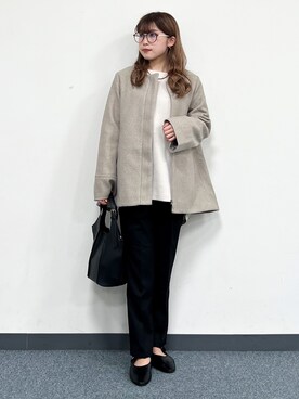 「THE SHOP TK （ザ ショップ ティーケー ）のアイテム（その他アウター）」を使った、rrnn13さん（レディース・149cm）の冬コーディネート