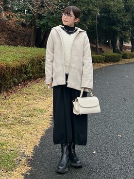 「THE SHOP TK （ザ ショップ ティーケー ）のアイテム（その他アウター）」を使った、rrnn13さん（レディース・149cm）の冬コーディネート