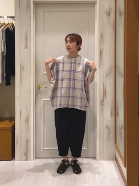 ヒラノキサさん（レディース・155cm）の夏コーディネート