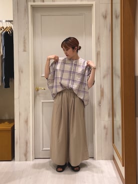 ヒラノキサさん（レディース・155cm）の夏コーディネート