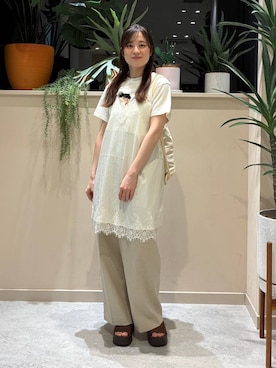 ゆーみさん（レディース・156cm）の春コーディネート