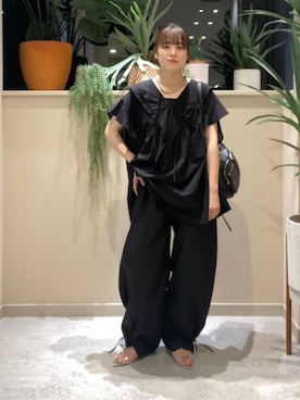 「アイテム（バッグ）」を使った、ゆーみさん（レディース・156cm・20代）の夏コーディネート