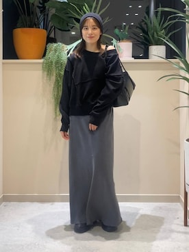 「アイテム（ニットキャップ/ビーニー）」を使った、ゆーみさん（レディース・156cm・20代）の秋コーディネート