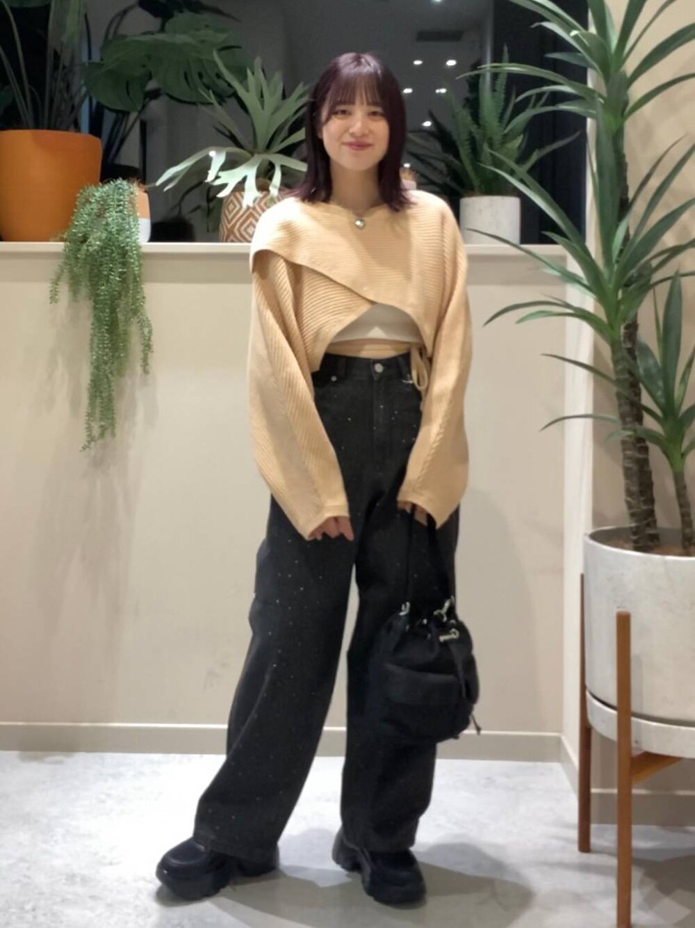 ゆーみ(LOWRYS FARM アミュプラザくまもと)|LOWRYS FARMのニット/セーターを使ったコーディネート - WEAR
