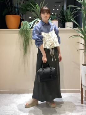 「アイテム（シューズ）」を使った、ゆーみさん（レディース・156cm・20代）の夏コーディネート