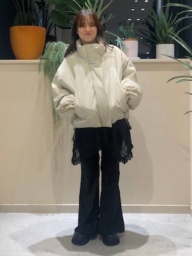 「アイテム（その他アウター）」を使った、ゆーみさん（レディース・156cm・20代）の秋コーディネート