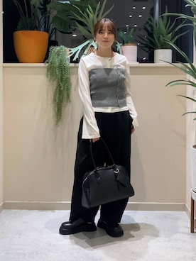 「アイテム（スウェットパンツ）」を使った、ゆーみさん（レディース・156cm・20代）の秋コーディネート