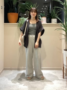 「アイテム（テーラードジャケット）」を使った、ゆーみさん（レディース・156cm・20代）の夏コーディネート