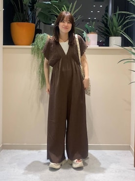 「アイテム（タンクトップ）」を使った、ゆーみさん（レディース・156cm・20代）の夏コーディネート
