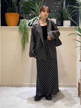 「アイテム（シュシュ）」を使った、ゆーみさん（レディース・156cm・20代）の夏コーディネート
