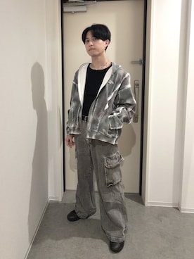 「CLEL（クレイル）のアイテム（パンツ）」を使った、yukiさん（メンズ・164cm）の秋コーディネート