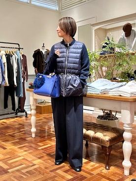 「アイテム（チャーム）」を使った、Yamazakiさん（レディース・157cm）の秋コーディネート