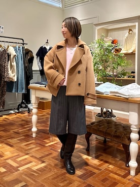 「おでかけコーデ」｜Yamazakiさん（レディース・157cm）の冬コーディネート