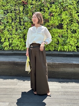 Yamazakiさん（レディース・157cm）の春コーディネート
