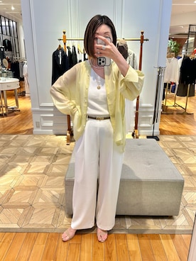 「NOLLEY’S（ノーリーズ）のアイテム（アクセサリー）」を使った、Yamazakiさん（レディース・157cm）の春コーディネート