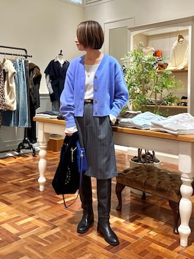 Yamazakiさん（骨格ナチュラル・レディース・157cm）の秋コーディネート