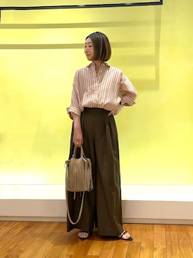 Yamazakiさん（レディース・157cm）の春コーディネート
